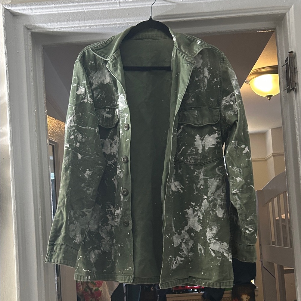 Men's Green Camouflage Jacket